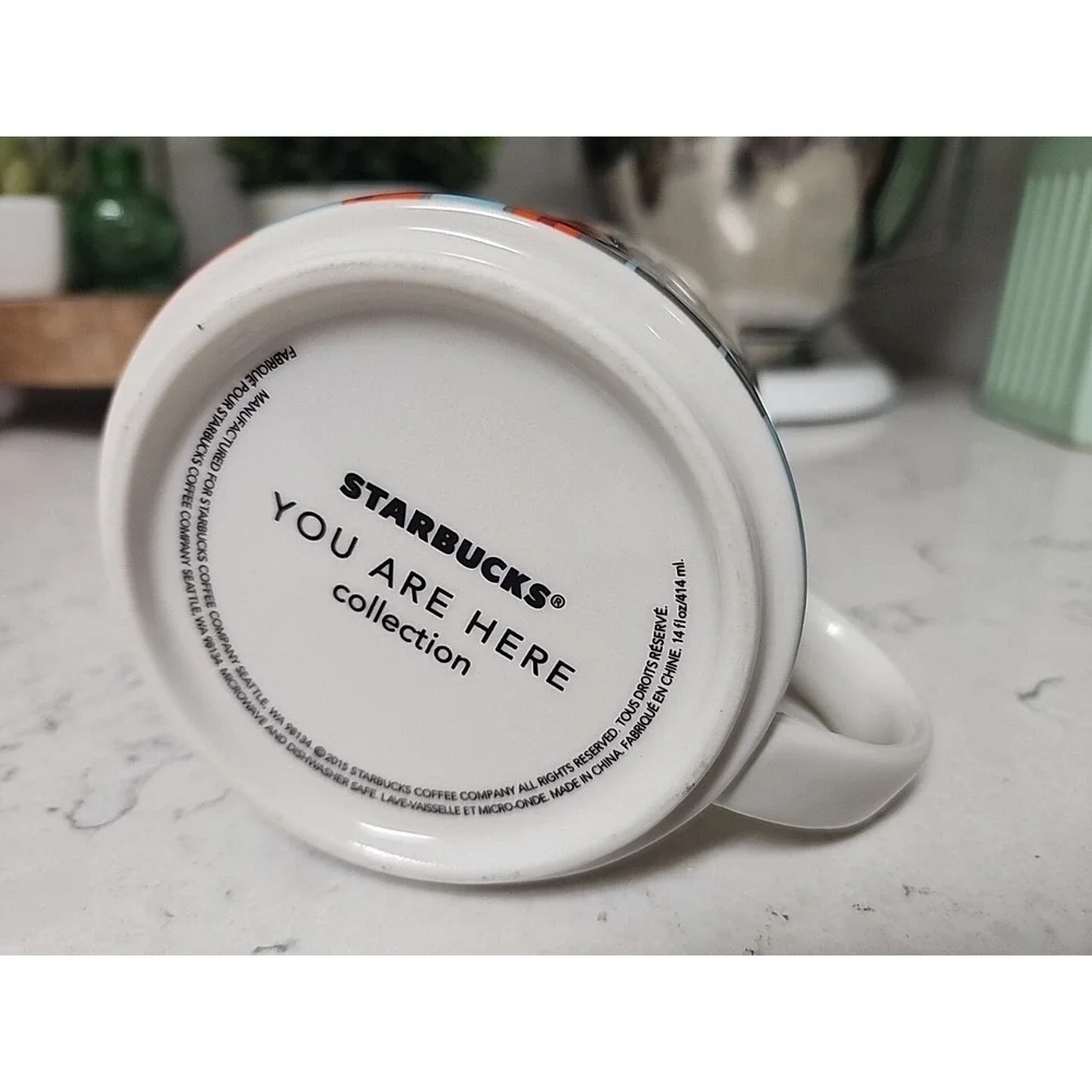 STARBUCKS 2015 Chicago You Are Here Collection Coffee Tea Mug Cup 14oz MINT